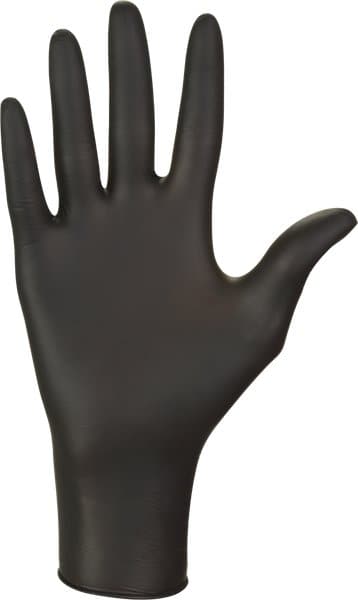 Guanti in nitrile Nitrilex neri senza polvere 100pz, taglia M Nati Shop