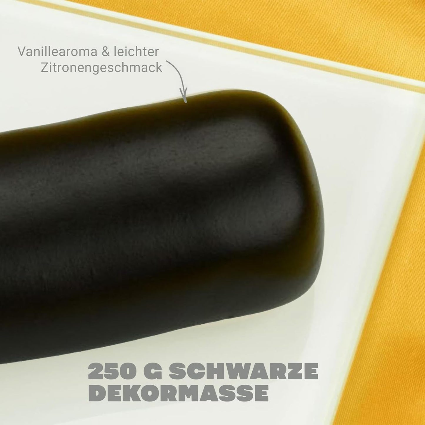 Massa Ticino Set 1x Fondente Bianco 250g e 1x Fondente Nero 250g - Pasta di zucchero premium per torte, fondente in rotolo - Perfetta per torte, modellazione e decorazioni - Fondente per pasticceri professionisti e amatoriali Pasta di zucchero Naty Shop