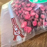 Mirtilli rossi liofilizzati senza zucchero | XL 250g Mirtilli rossi naturali liofilizzati non zuccherati | Frutti di bosco naturali liofilizzati | Mirtilli rossi liofilizzati | ZingyZoo Prodotti disidratati Naty Shop