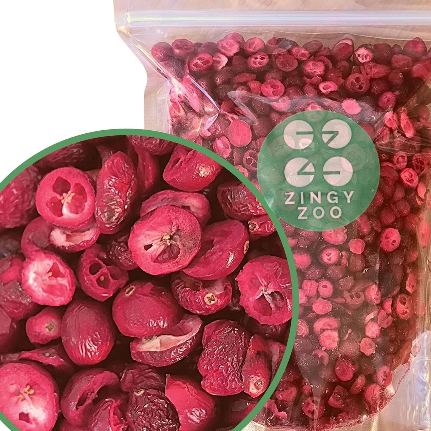 Mirtilli rossi liofilizzati senza zucchero | XL 250g Mirtilli rossi naturali liofilizzati non zuccherati | Frutti di bosco naturali liofilizzati | Mirtilli rossi liofilizzati | ZingyZoo Naty Acquista prodotti disidratati 250G