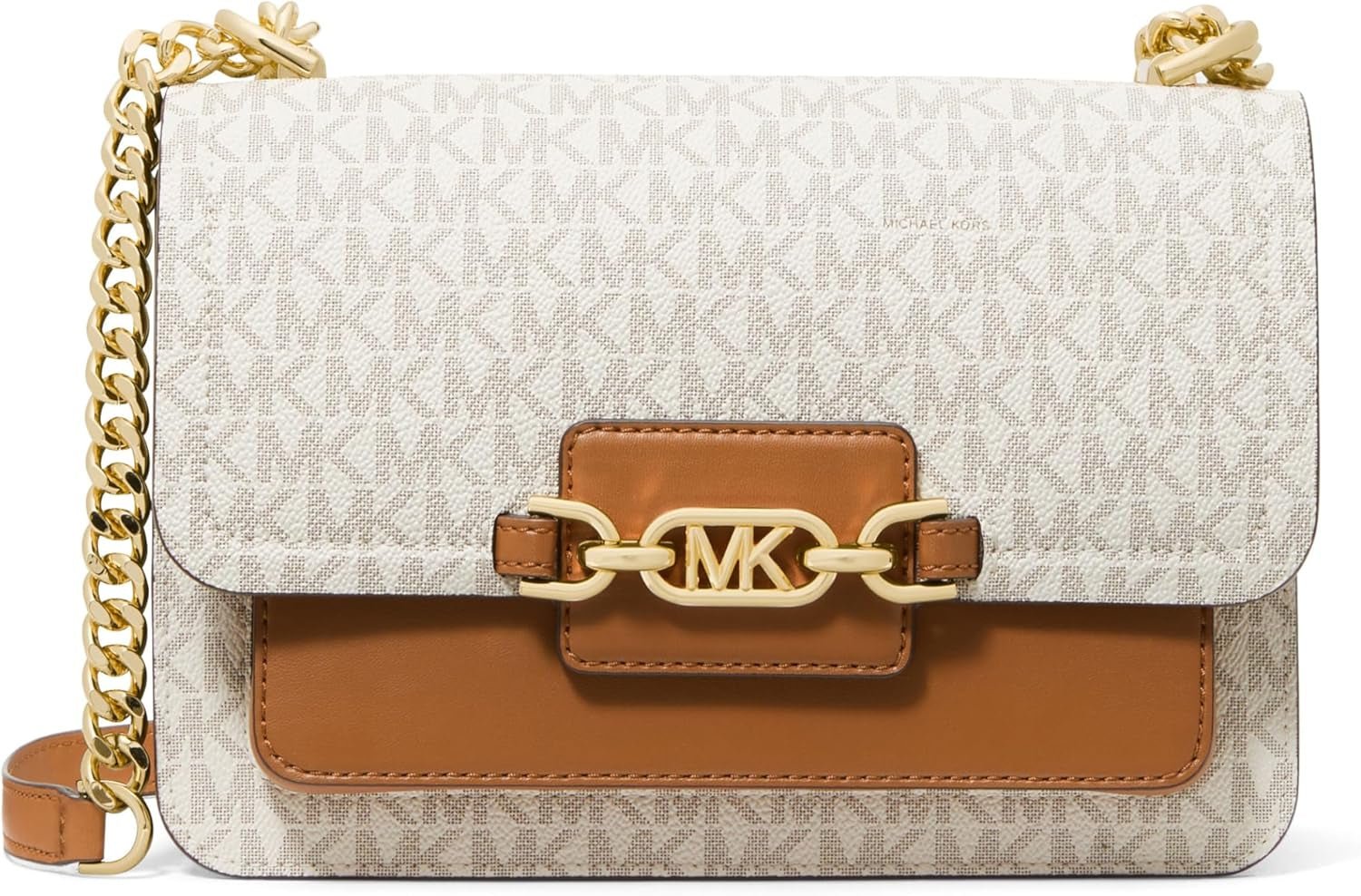 Michael Kors Borsa a tracolla Naty Shop Borse da donna Vanilla/Acrn