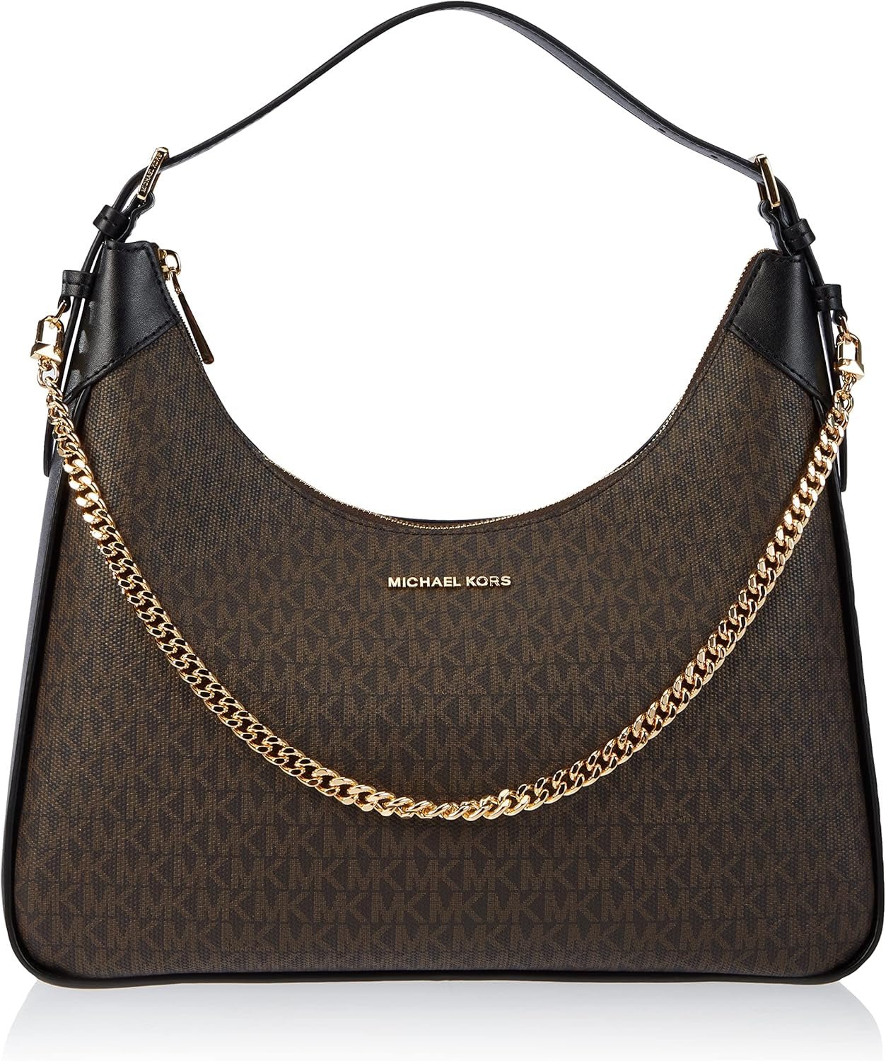 Michael Kors Borsa a tracolla Wilma Donna Borse Naty Shop Marrone/Blk