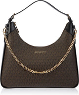 Michael Kors Borsa a tracolla Wilma Donna Borse Naty Shop Marrone/Blk
