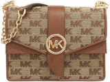 Michael Kors Greenwich Sm Conv Xbody Bag Borse da donna Naty Shop Beige/ebano