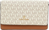 Michael Kors Jet Set Borsa a tracolla con ciondolo piccolo per telefono Donna Naty Shop Vaniglia/Acrn Taglia unica adatta a tutti