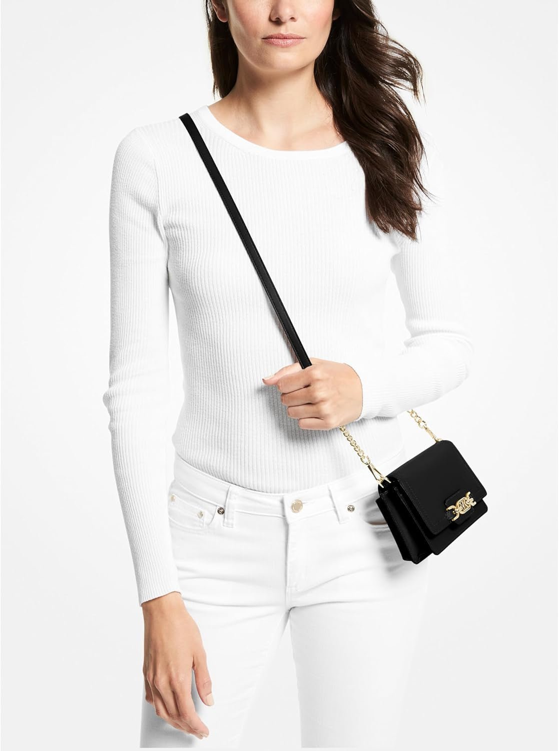 Michael Kors Ladies Heather Phn CHN Xbody Bag Borse da donna Naty Shop