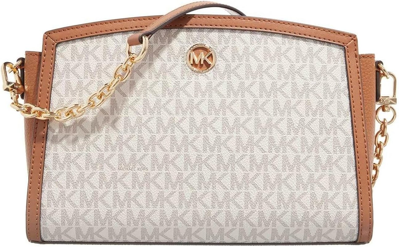 Michael Kors Borsa Lg Ew Xbody da donna Borse da donna Naty Shop Vanilla/Acrn