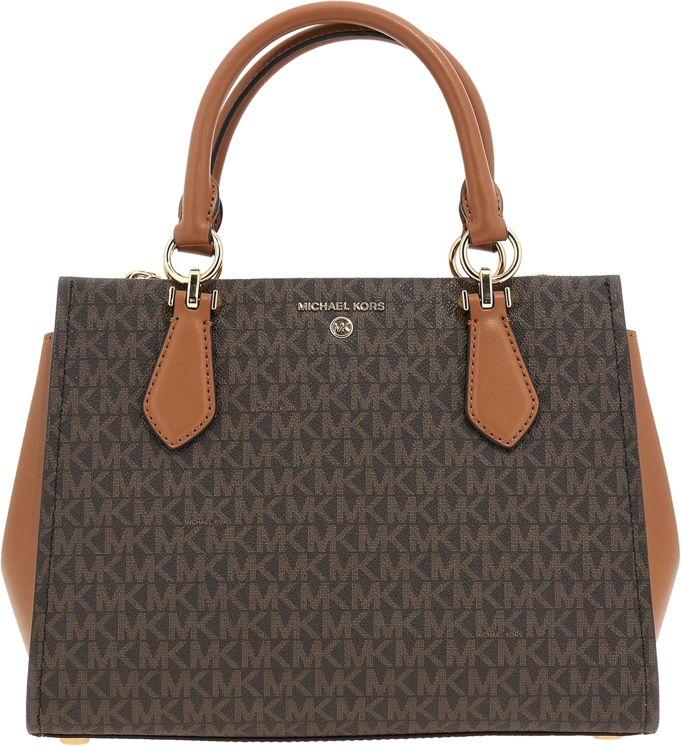 Michael Kors Borsa a tracolla Md da donna Borse da donna Naty Shop Brn/Acorn