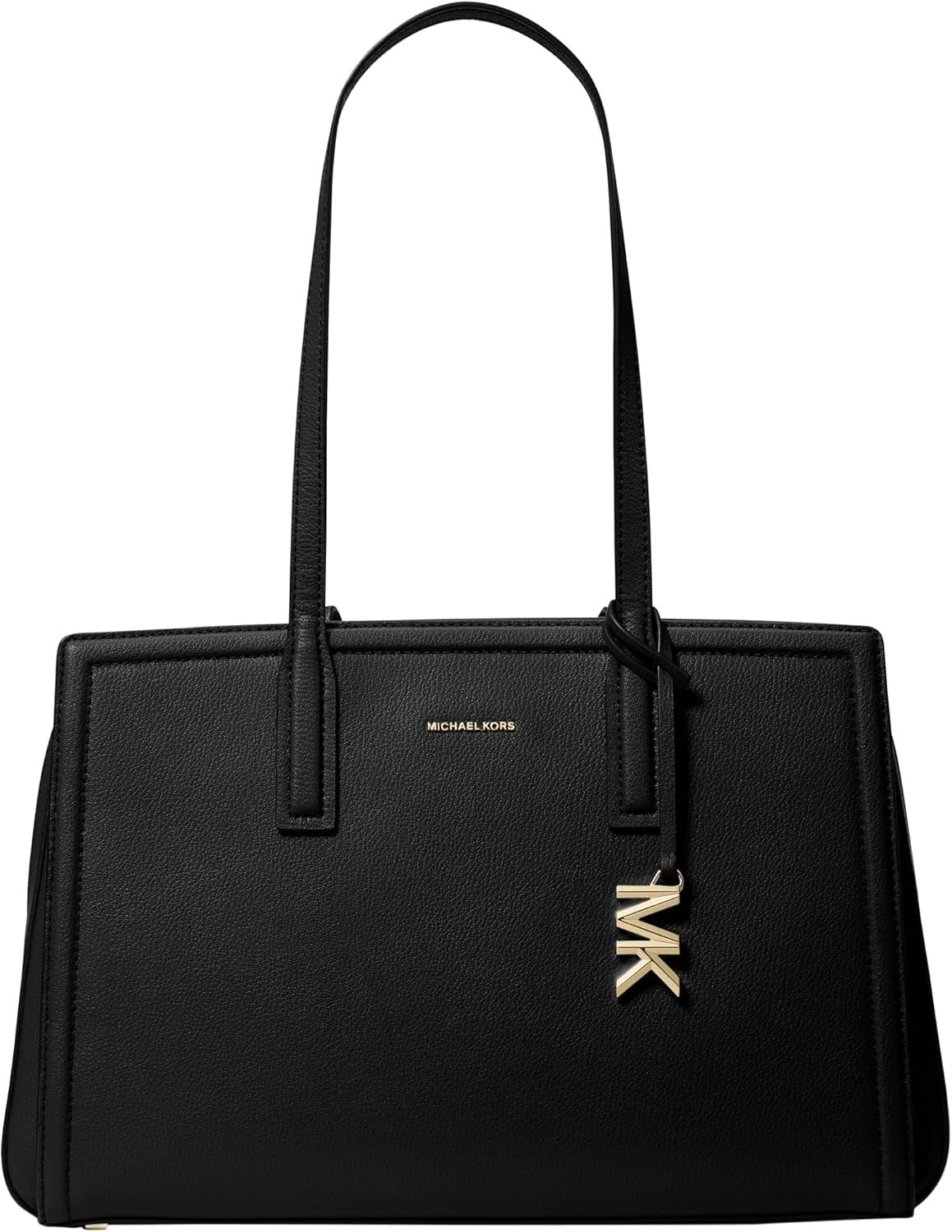 Michael Kors Ladies Md Tote Borsa a mano Borse Donna Naty Shop Nero