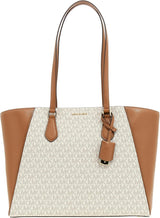 Michael Kors Lg Mf Tz Tote Borsa a mano Borse Donna Naty Shop Vanilla/Acrn