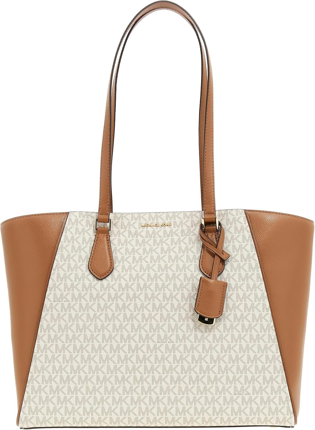 Michael Kors Lg Mf Tz Tote Borsa a mano Borse Donna Naty Shop Vanilla/Acrn