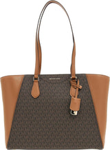 Michael Kors Lg Mf Tz Tote Borsa a mano Donna Borse Naty Shop Marrone