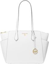 Michael Kors Borsa tote Marilyn Md Tz Donna Borse Naty Shop Bianco ottico