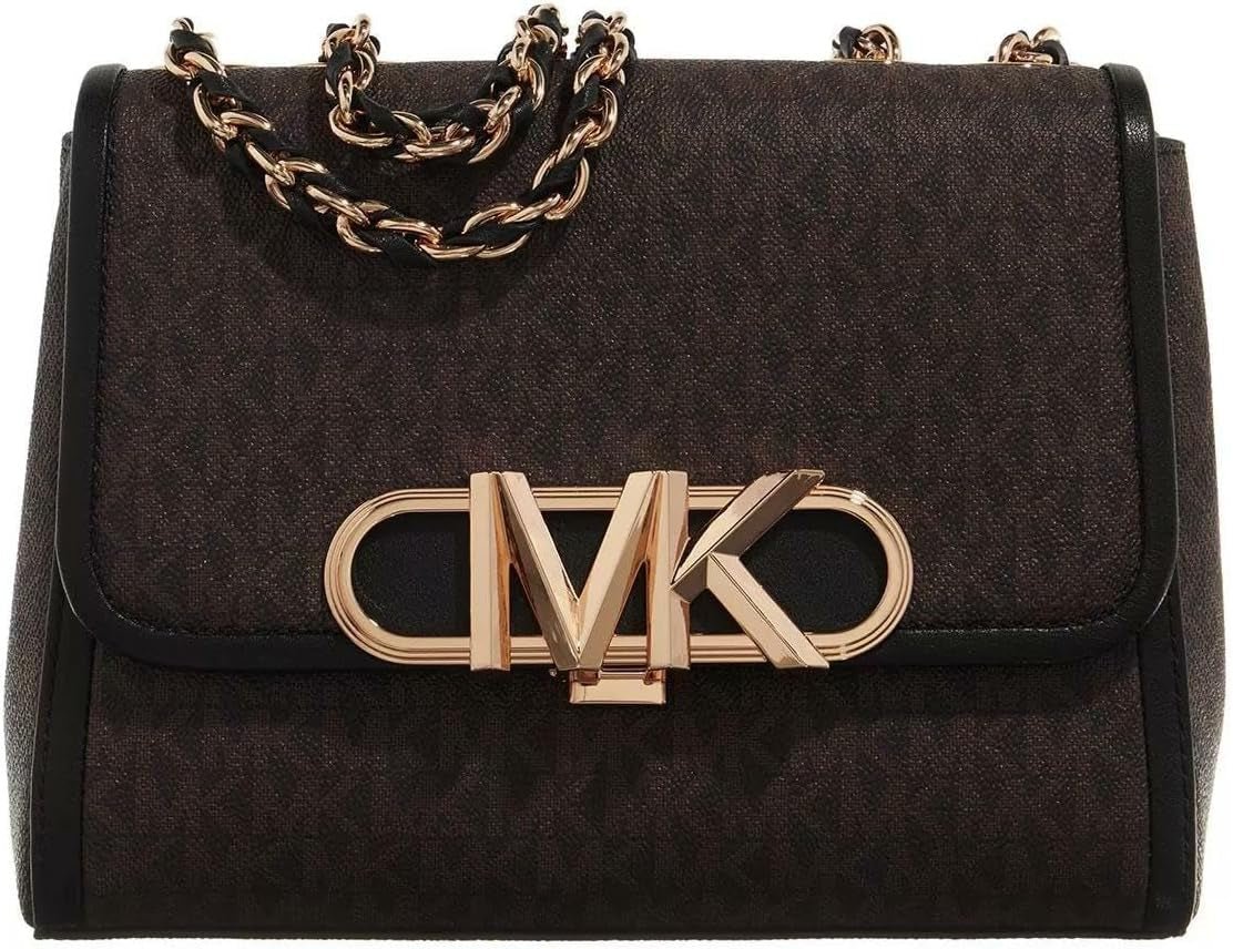 Michael Kors Parker Borsa a spalla Donna Borse Naty Shop Marrone/Blk
