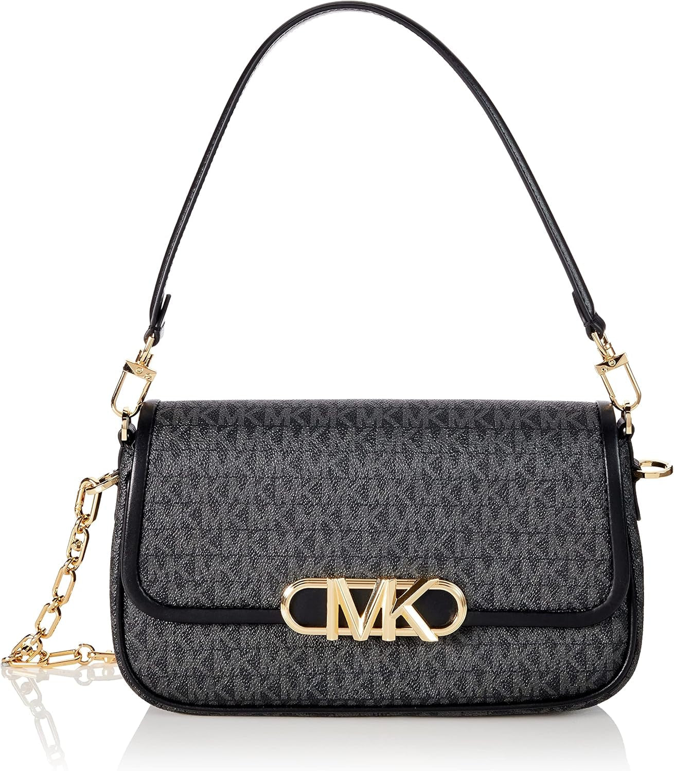 Michael Kors Parker Md Conv Pouchette Borsa a tracolla Donna Borse Naty Shop Nero