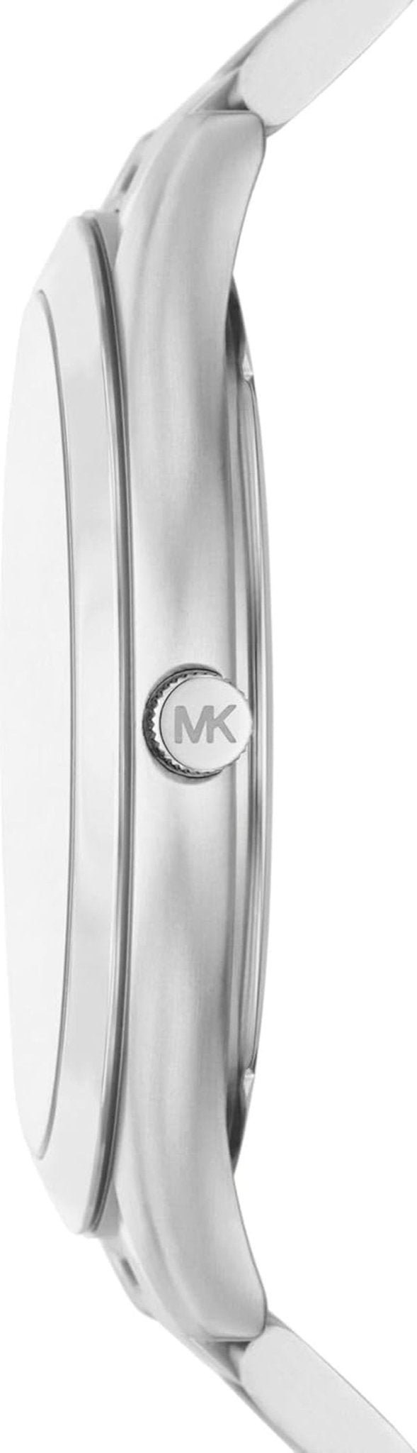 Michael Kors - Collezione Slim Runway Orologio da uomo in acciaio inossidabile color argento MK1060SET Portafoglio da uomo Naty Shop