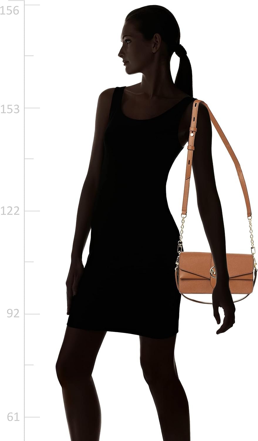 Michael Kors Borsa da donna Greenwich media in pelle Saffiano, Borse da viaggio da donna Naty Shop