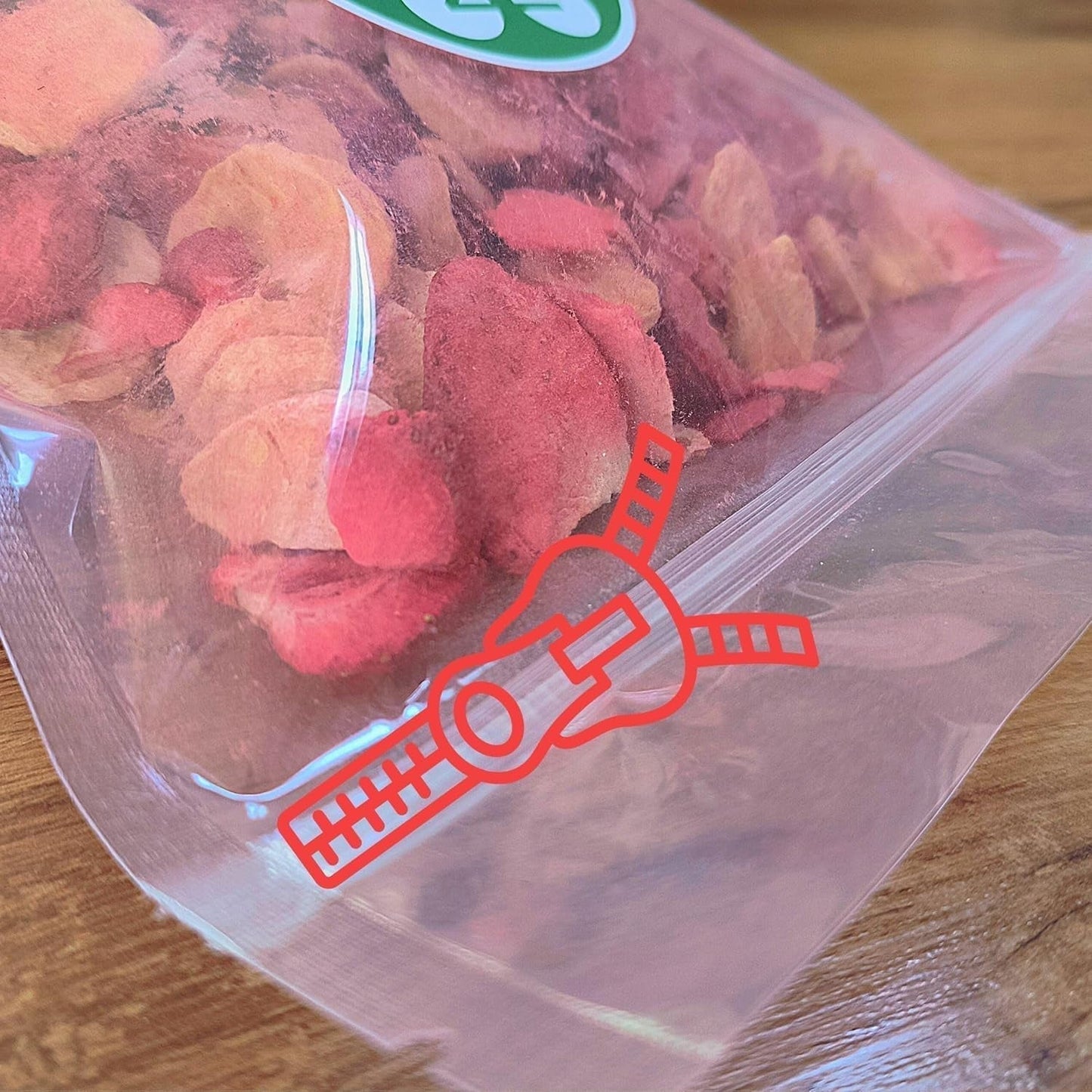 Mix di frutta liofilizzata ErdBana XL 300g | Banane liofilizzate + fragole liofilizzate Set degustazione frutta liofilizzata | Mix di frutta liofilizzata fragole e banane | ZingyZoo Prodotti disidratati Naty Shop
