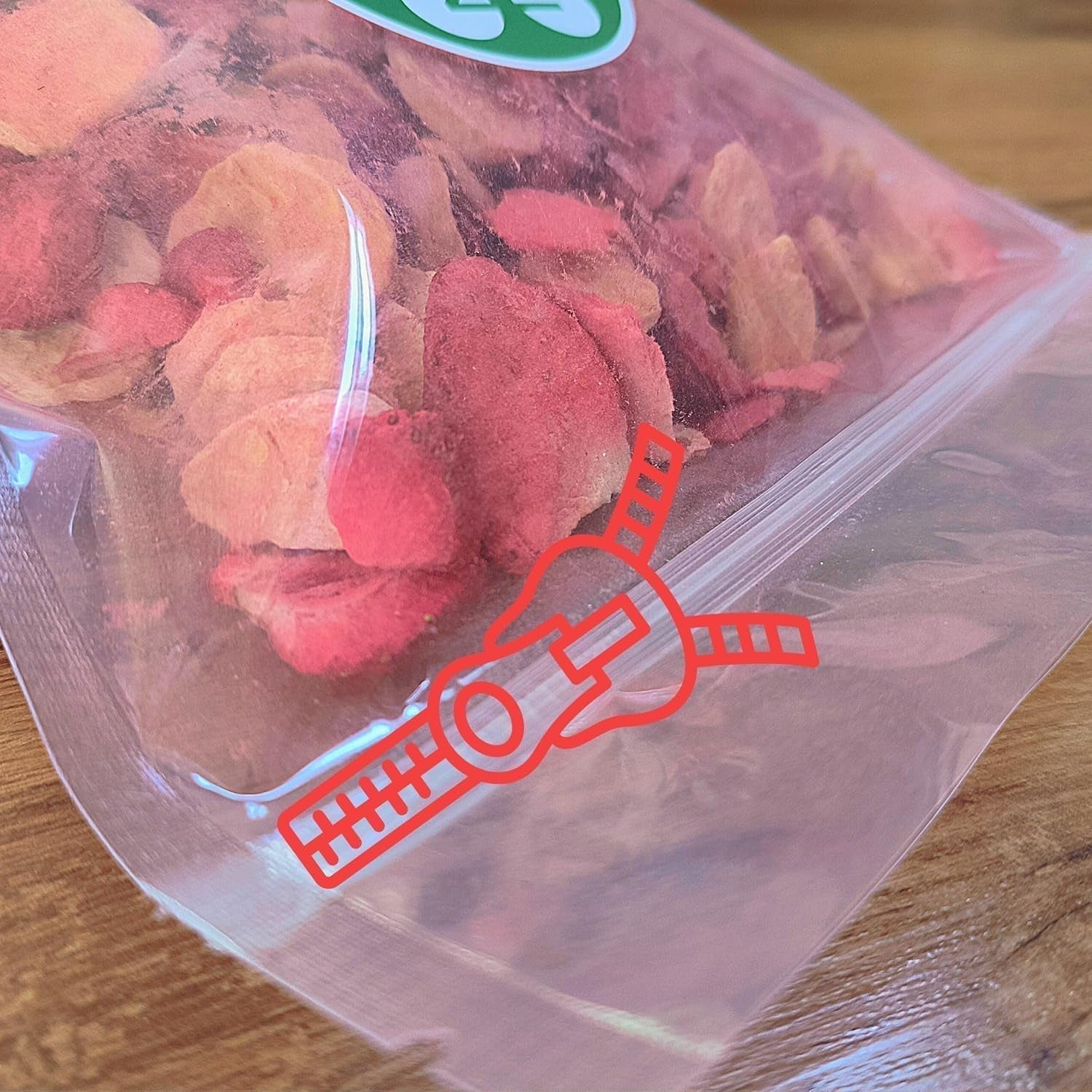 Mix di frutta liofilizzata ErdBana XL 300g | Banane liofilizzate + fragole liofilizzate Set degustazione frutta liofilizzata | Mix di frutta liofilizzata fragole e banane | ZingyZoo Prodotti disidratati Naty Shop