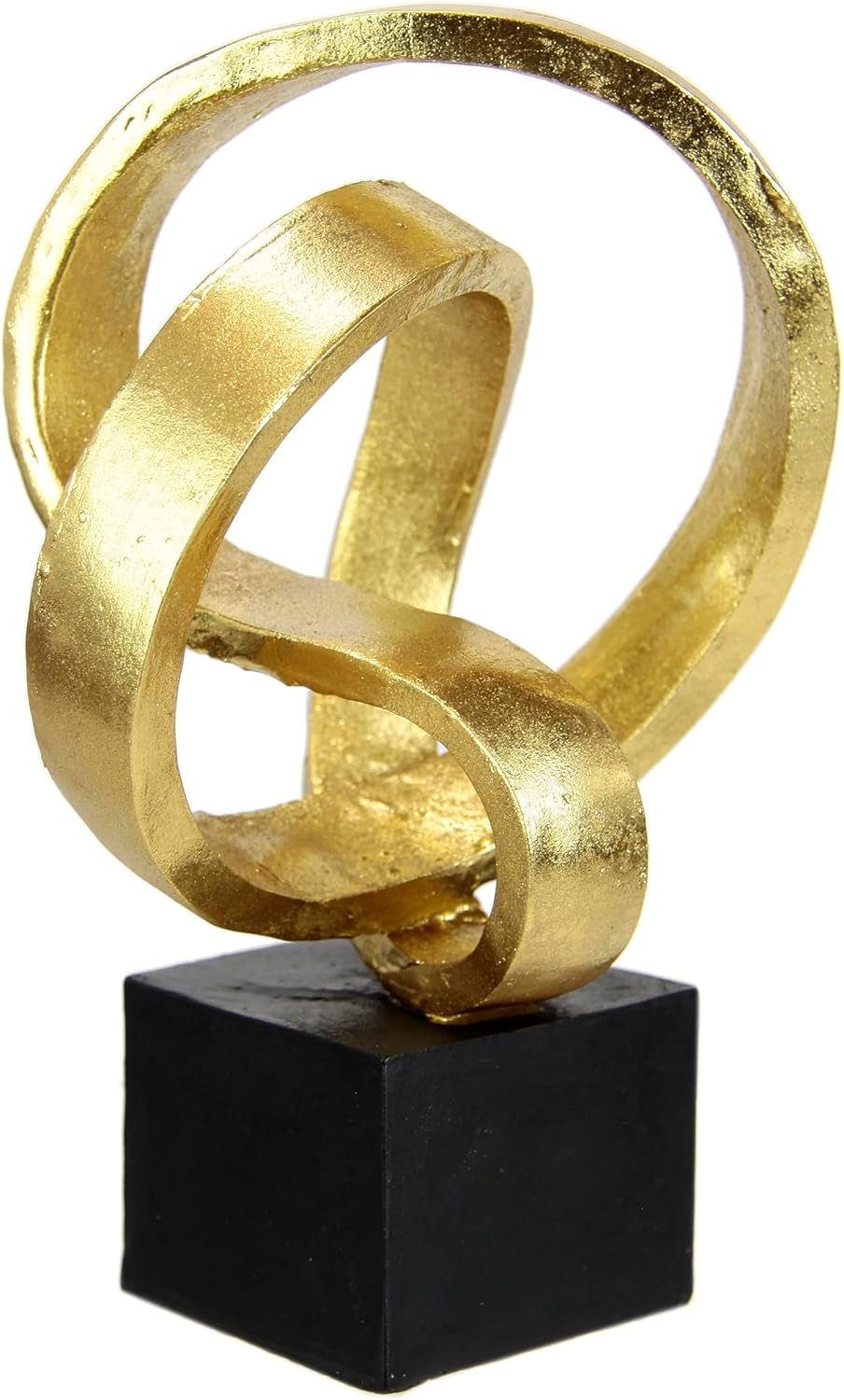 Scultura moderna Deco Ornamenti d'arte Immagine 3D Statua Decorazione moderna Figure Arte astratta Idea regalo, Statuette e sculture in argento Naty Shop Oro