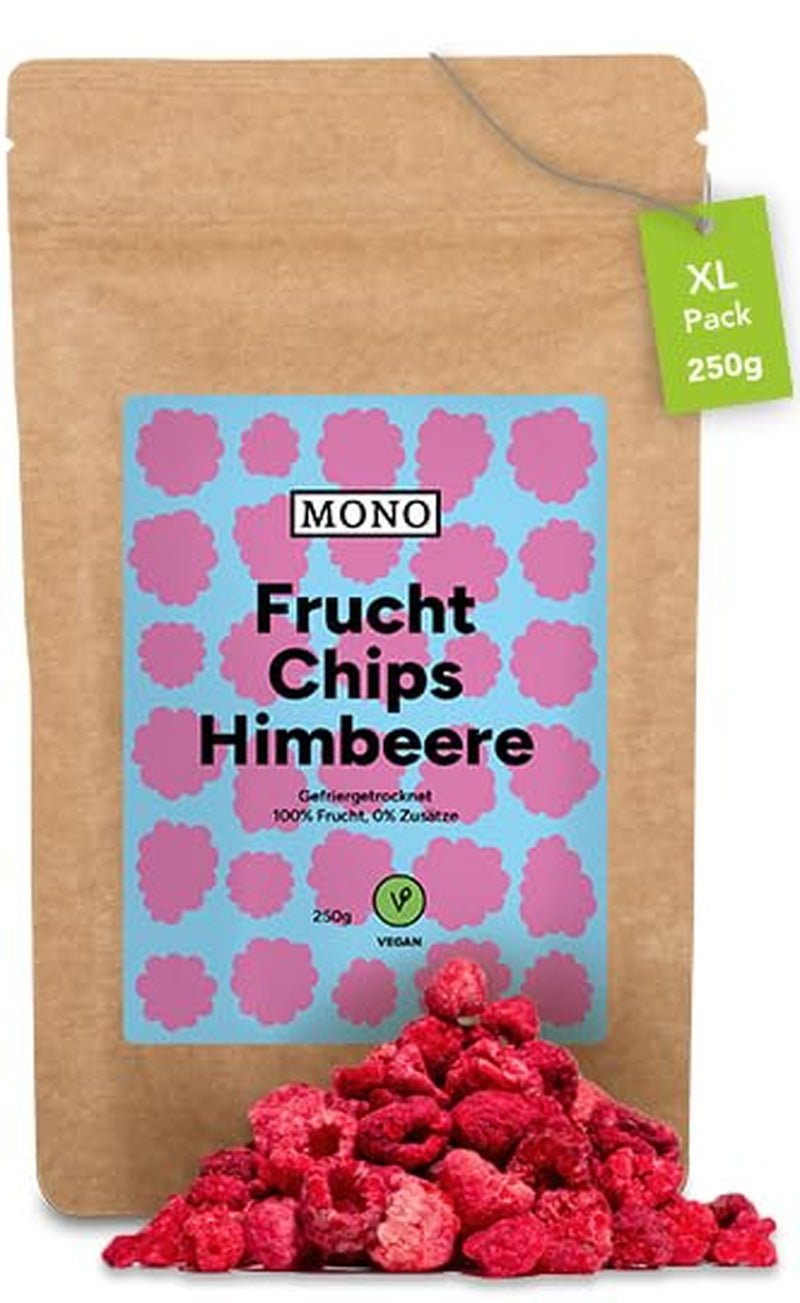 Patatine mono liofilizzate - patatine fragola 300g di fragole 100% naturali - frutta tropicale essiccata - frutta fragola essiccata - snack per muesli e dessert - patatine fragola Prodotti disidratati Naty Shop Lamponi