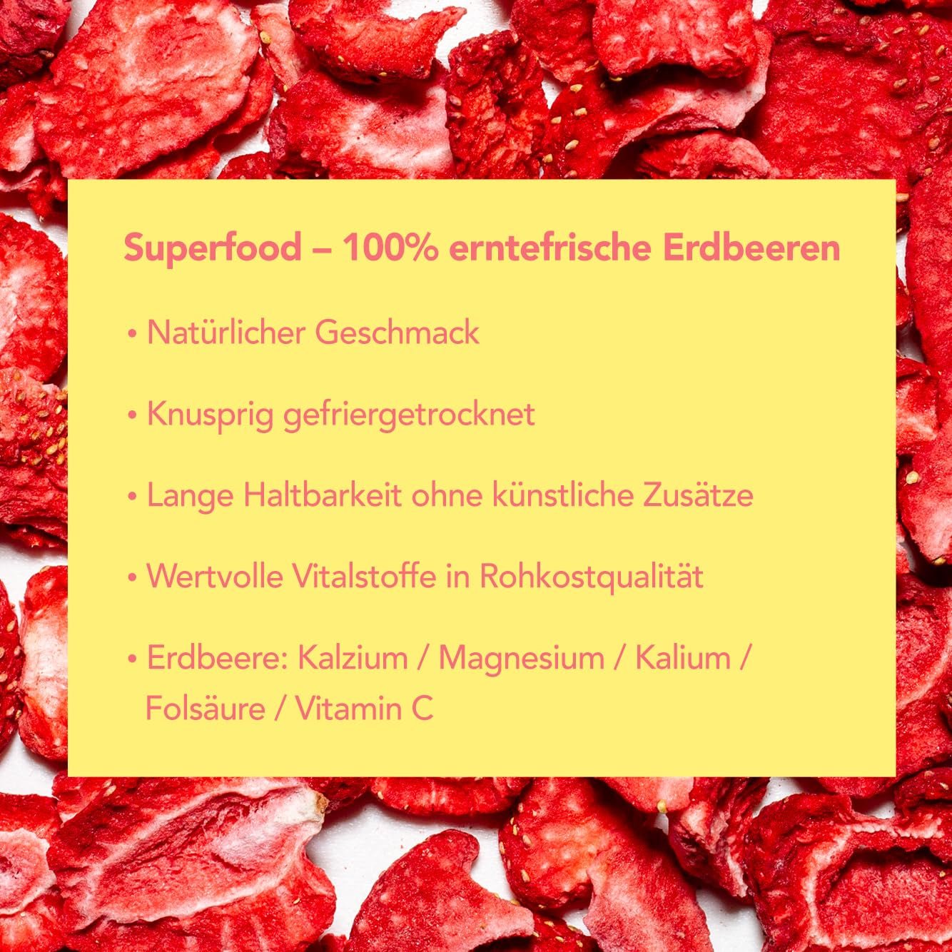 Patatine mono liofilizzate - patatine fragola 300g di fragole 100% naturali - frutta tropicale essiccata - frutta fragola essiccata - snack per muesli e dessert - patatine fragola Prodotti disidratati Naty Shop