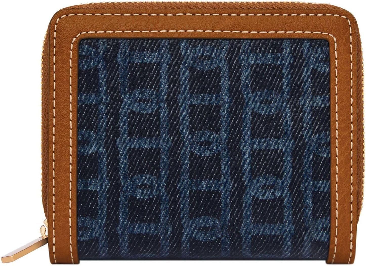 Portafoglio da donna multifunzionale Fossil Logan Donna Naty Shop Blu 11,1 cm L X 2,5 cm L X 8,9 cm A
