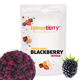 More intere liofilizzate 100g - Frutta liofilizzata - Frutta secca liofilizzata - More intere liofilizzate per cuocere al forno, decorare torte, snack, muesli, dessert Prodotti disidratati Naty Shop 100G