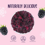More intere liofilizzate 100g - Frutta liofilizzata - Frutta secca liofilizzata - More intere liofilizzate per cuocere al forno, decorare torte, snack, muesli, dessert Prodotti disidratati Naty Shop