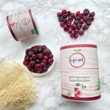 myfruits ciliegie amare liofilizzate, 80g, senza additivi, da 100% ciliegie, frutta liofilizzata e disidratata Prodotti disidratati Naty Shop