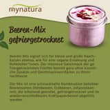 Mynatura Mix colorato di frutti di bosco liofilizzati I Mix di frutta I Lamponi I Ribes nero I Fragole I Snack alla frutta I Vegan I 350g Prodotti disidratati Naty Shop