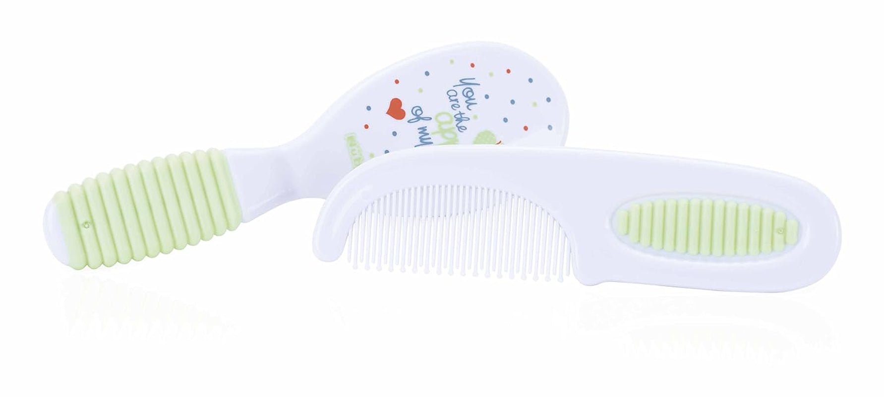 NÃ"by - Set spazzola e pettine - Verde - 3 mesi Bambini - Bagno e Cura della Pelle Naty Shop Titolo predefinito