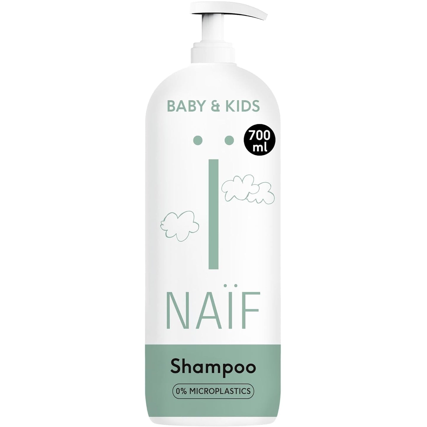Naïf - Shampoo curativo - per neonati e bambini - Shampoo per bambini con ingredienti naturali - 100% vegano - 0% SLES - Senza microplastiche, siliconi e parabeni - 200 ml Bambini - Bagno e Cura della Pelle Naty Shop Xl