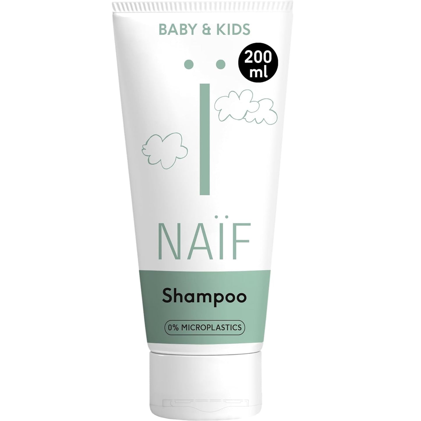 Naïf - Shampoo curativo - per neonati e bambini - Shampoo per bambini con ingredienti naturali - 100% vegano - 0% SLES - Senza microplastiche, siliconi e parabeni - 200 ml Bambini - Bagno e Cura della Pelle Naty Shop M