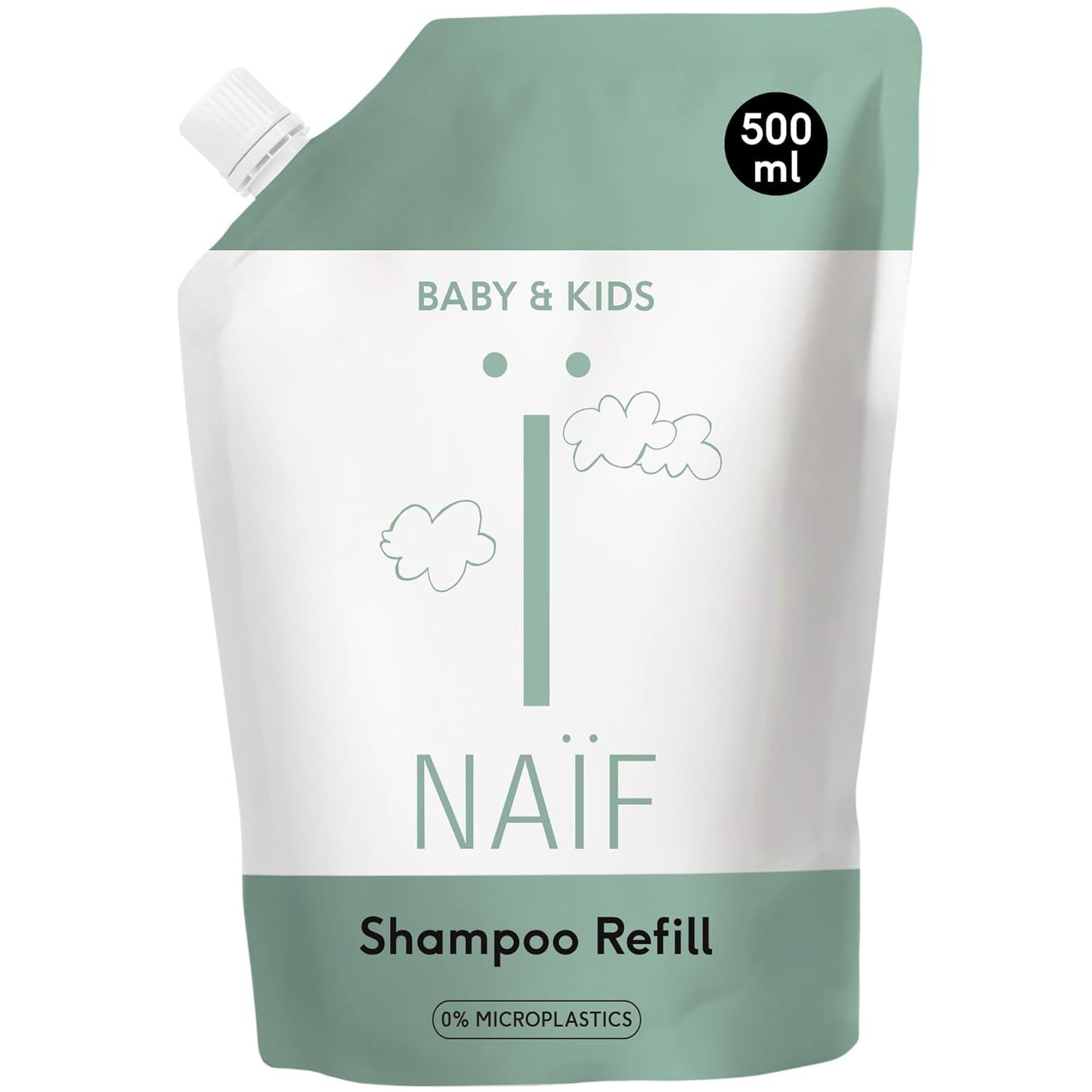 Naïf - Shampoo curativo - per neonati e bambini - Shampoo per bambini con ingredienti naturali - 100% vegano - 0% SLES - Privo di microplastiche, siliconi e parabeni - 200 ml Bambini - Bagno e Cura della Pelle Naty Shop Ricarica