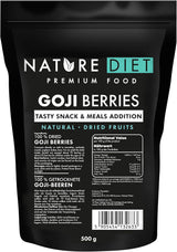 Nature Diet - Bacche di Goji 1000 g | Bacche secche | Snack salutare Naty Shop prodotti disidratati 500G