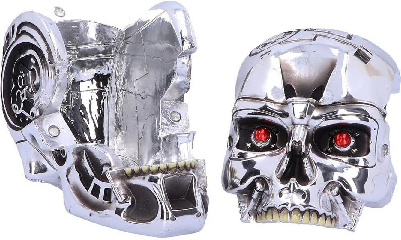 Nemesis Now, Scatola a T, 18 cm, Argento, Resina, Taglia Unica Statuette e Sculture Naty Shop