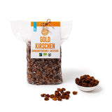 PAKKA - Ciliegie dorate biologiche del commercio equo e solidale essiccate al sole 500 g, ciliegie gialle raccolte selvatiche, senza semi, non zuccherate, direttamente da piccoli agricoltori di Samarcanda, Uzbekistan, vegane, 500 g (1 confezione) Naty Shop Prodotti disidratati Variante 1: 500 G (1 confezione)