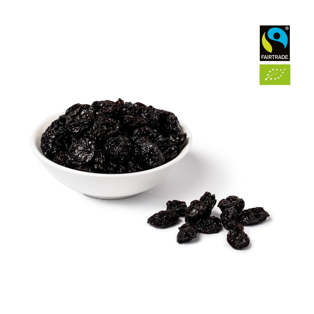 PAKKA - Ciliegie del commercio equo e solidale essiccate al sole 750g, Ciliegie biologiche raccolte selvatiche, non zuccherate, non zuccherate direttamente da piccoli agricoltori di Samarcanda, Uzbekistan, Vegan, 750g Naty Shop Prodotti disidratati