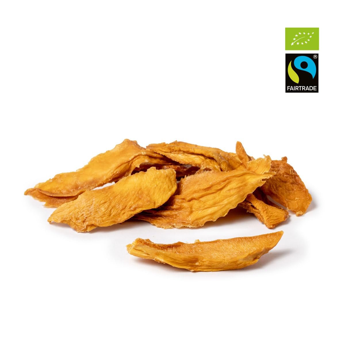 Mango biologico equo e solidale PAKKA 1kg, pezzi di mango essiccato biologico ed equo, non zuccherato, non solforato, prodotto e riempito direttamente dal produttore in Colombia, vegano 1kg (1 confezione) Prodotti disidratati Naty Shop