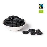 PAKKA - Uva passa biologica Fairtrade Black Beauty 600gr, uva nera biologica, senza semi, essiccata al sole, senza olio, quindi appiccicosa, non solforata, direttamente da piccoli agricoltori a Samarcanda in Uzbekistan Prodotti disidratati Naty Shop