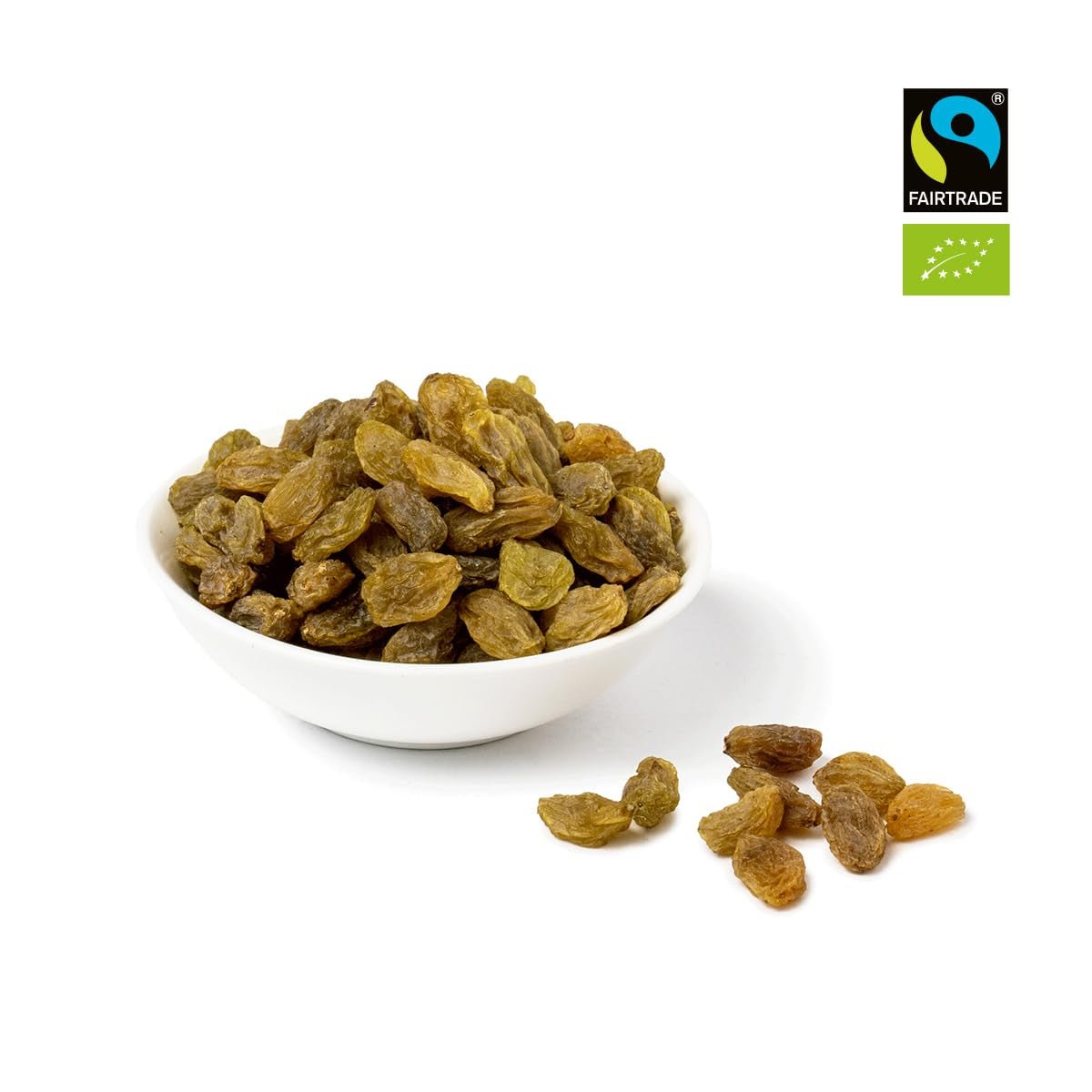 PAKKA - Uva passa Khorog verde del commercio equo e solidale 750 g, biologica e del commercio equo e solidale, senza semi, essiccata all'ombra, senza olio, molto appiccicosa, direttamente da piccoli agricoltori di Samarcanda, Uzbekistan, vegana, 750 g Naty Shop Prodotti disidratati