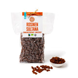 PAKKA - Uva sultanina biologica Fairtrade 1kg, sultanina senza semi, senza pelle ed essiccata al sole di Samarcanda Uzbekistan 1000g Prodotti disidratati Naty Shop Variante 1: 1kg (1 confezione)