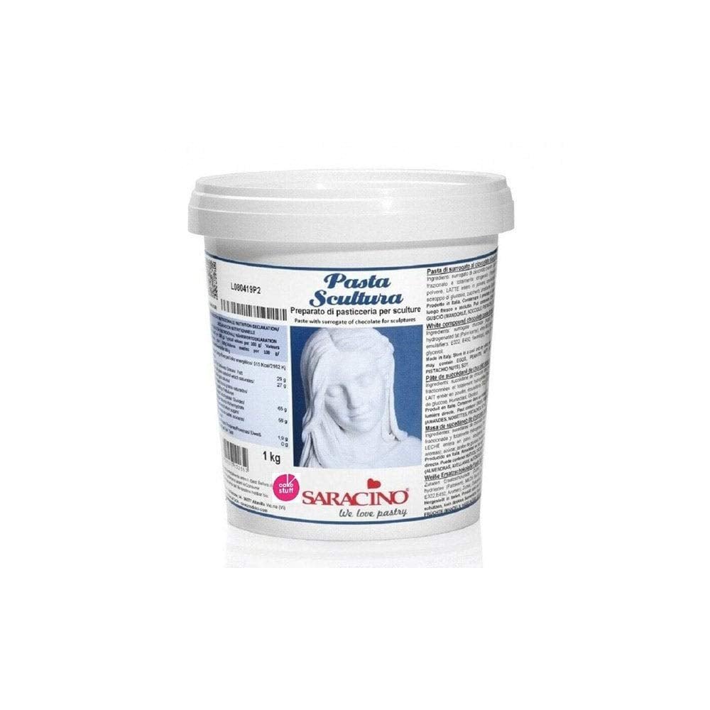 Pasta da modellare Saracino - cioccolato da modellare sostitutivo per decorazioni 1 kg Made In Italy Pasta di Zucchero Naty Shop Default Title