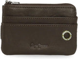 Pepe Jeans adge Portafoglio da uomo Naty Shop Portafoglio marrone con badge
