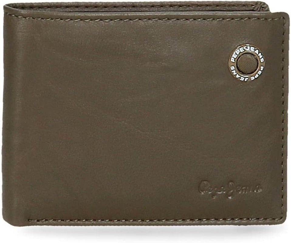 Portafoglio da uomo Pepe Jeans adge Naty Shop Portafoglio Pepe color kaki