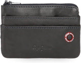 Pepe Jeans adge Portafoglio Uomo Naty Shop Portafoglio blu scuro con badge
