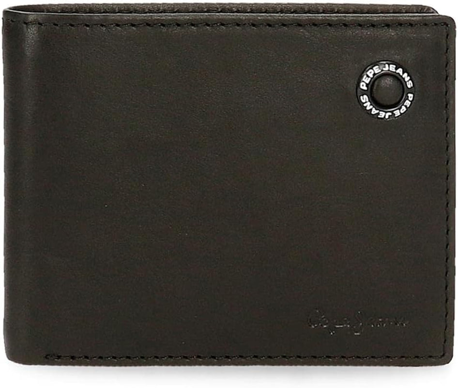 Portafoglio da uomo Pepe Jeans adge Naty Shop Portafoglio nero per portacarte