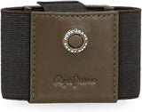 Pepe Jeans adge Portafoglio da uomo Naty Shop Khaki Porta carte in gomma