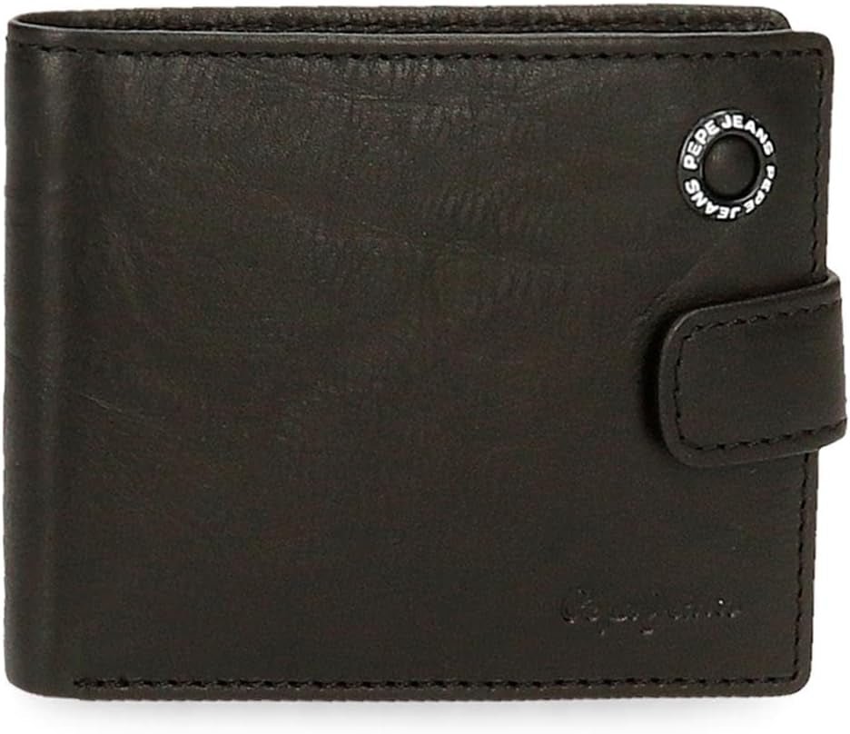 Pepe Jeans adge Portafoglio Uomo Naty Shop Nero Vertical click